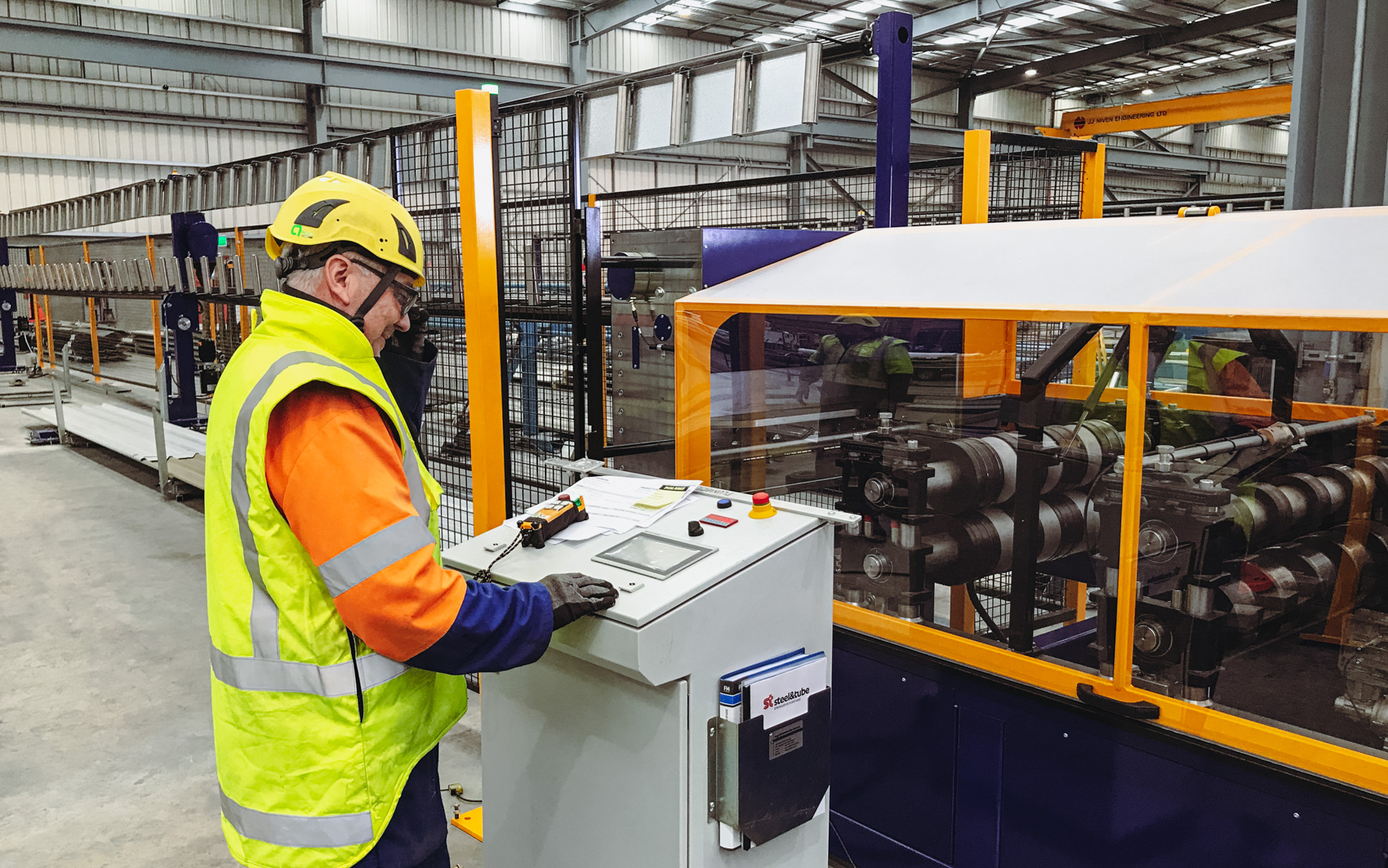 Steel & Tube a New Plumbdek® Machine for Christchurch